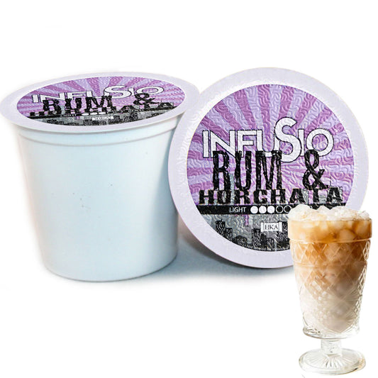 InfuSio Rum & Horchata K Cups 96 Count Flavored Cocktail-Inspired Coffee Pods