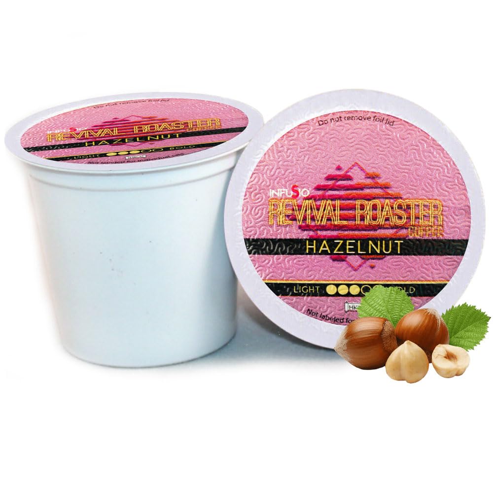 Revival Roaster Hazelnut K Cups 96 Count