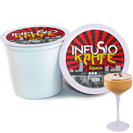 InfuSio Kahfe Liqueur K Cups 96 Count Flavored Cocktail-Inspired Coffee Pods
