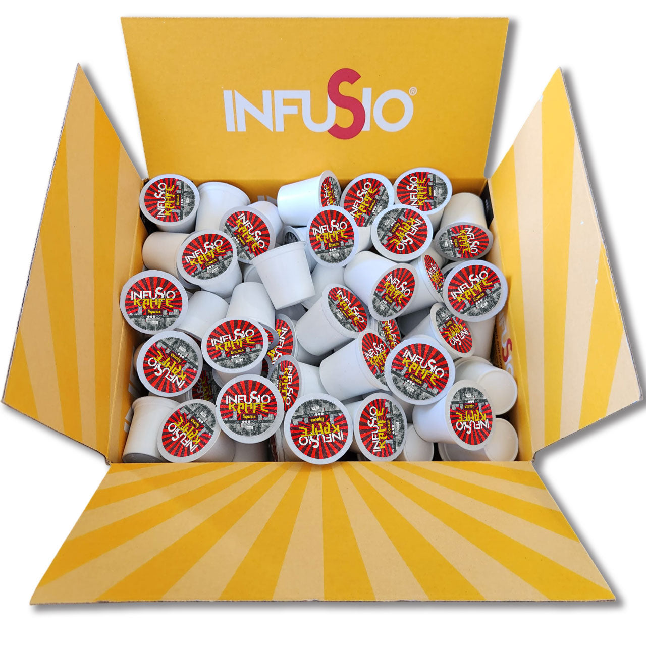 InfuSio Kahfe Liqueur K Cups 96 Count Flavored Cocktail-Inspired Coffee Pods