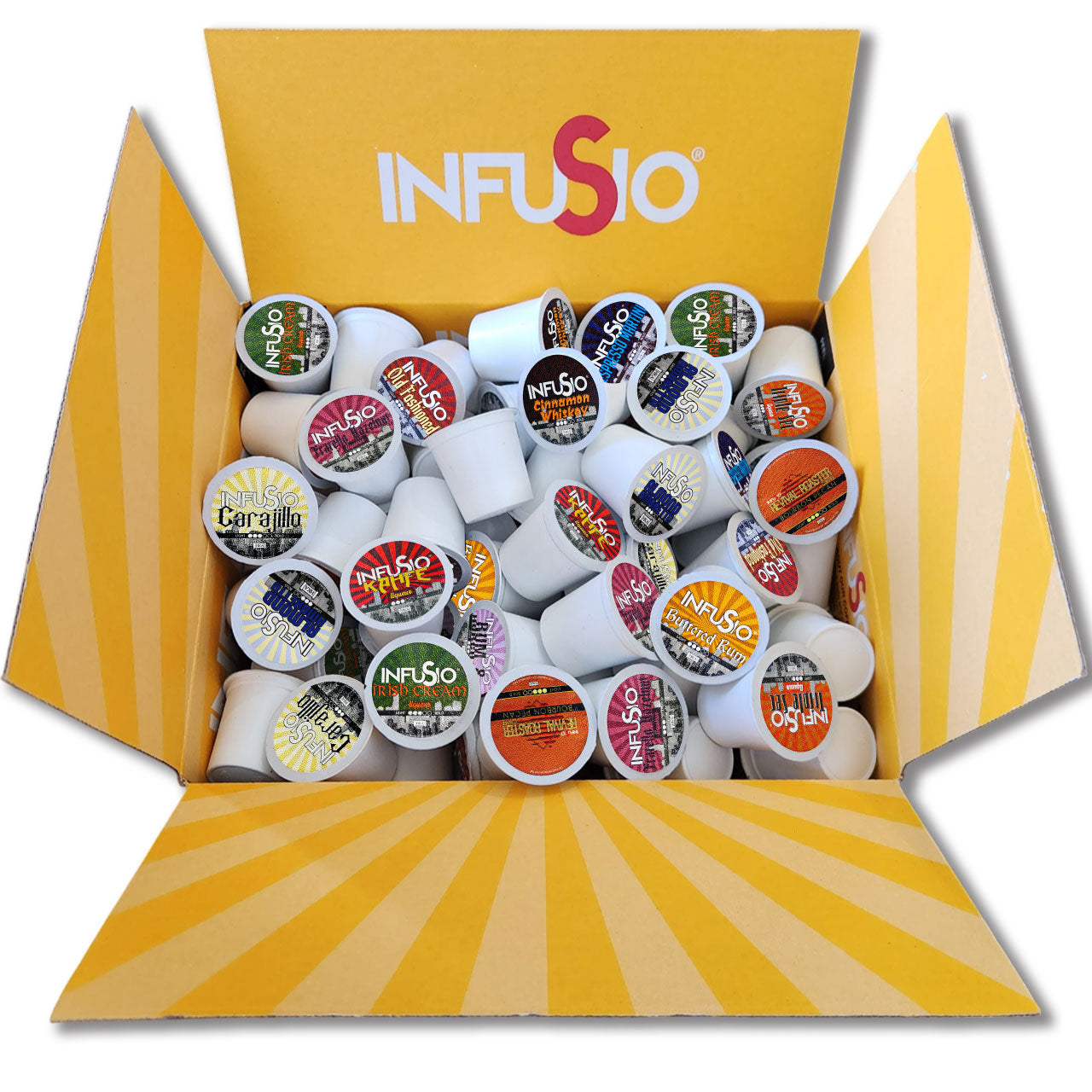 Spirited Sips: Cask & Coffee Collection, Cocktail-Inspired Coffee Pods – 120 Count Variety Pack, 12 Exquisite Flavors, Medium Roast, Compatible with Keurig Brewers