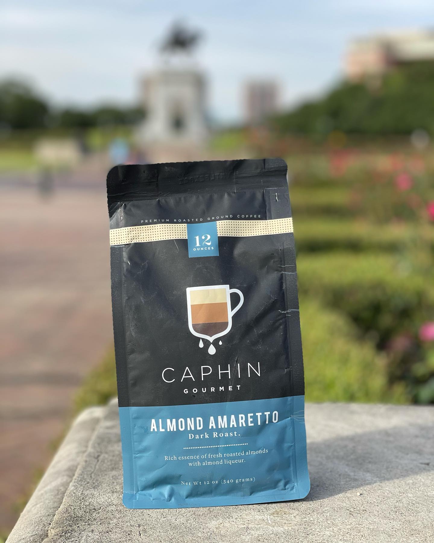 Almond Amaretto Flavored Coffee - Ground Coffee - Caphin Gourmet - 12 oz