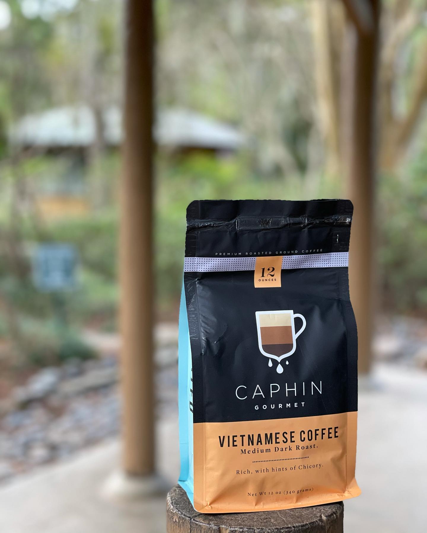 Cafe Sua Da Vietnamese Coffee - Ground Coffee - Caphin Gourmet - 12 oz