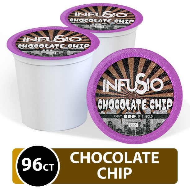 InfuSio Chocolate Chip K Cups 96 Count