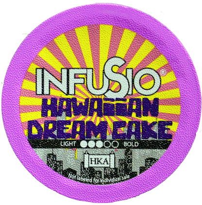 InfuSio Hawaiian Dream Cake K Cups 96 Count (LIMITED SEASONAL FLAVOR)
