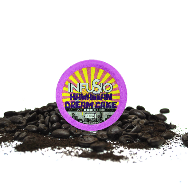 InfuSio Hawaiian Dream Cake K Cups 96 Count (LIMITED SEASONAL FLAVOR)