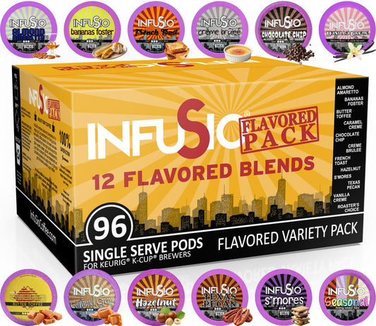 96 Count Variety Pack Flavors Only (12 Flavored Blends)