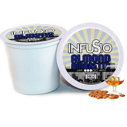 InfuSio Almond Amaretto K Cups 96 Count Flavored Coffee Pods