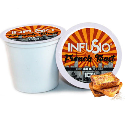 InfuSio French Toast K Cups 96 Count Flavored Coffee Pods