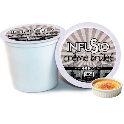 InfuSio Crème Brûlée K Cups 96 Count Flavored Coffee Pods