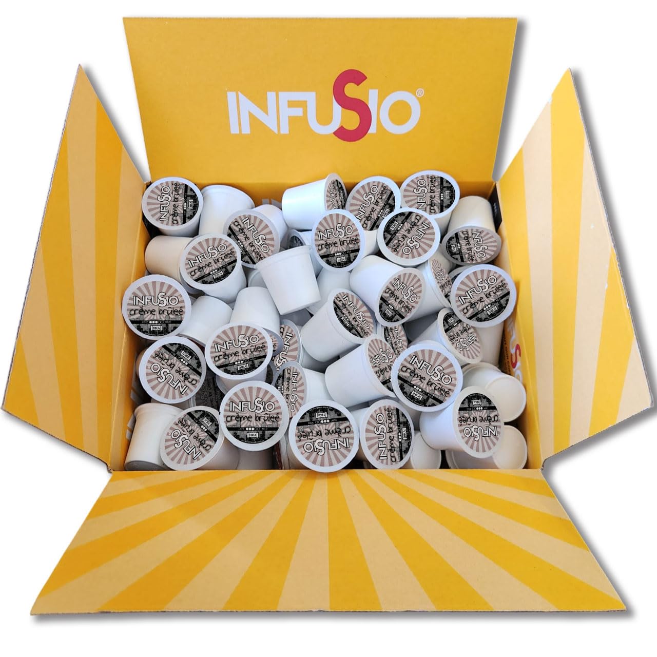 InfuSio Crème Brûlée K Cups 96 Count Flavored Coffee Pods