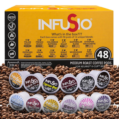 InfuSio Variety Pack (96 Count/12 Different Blends)