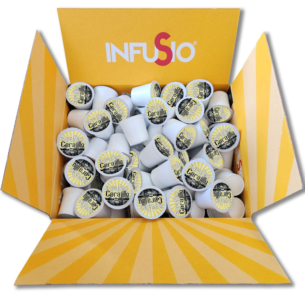 InfuSio Carajillo K Cups 96 Count Flavored Cocktail-Inspired Coffee Pods