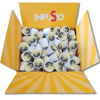 InfuSio Carajillo K Cups 96 Count Flavored Cocktail-Inspired Coffee Pods