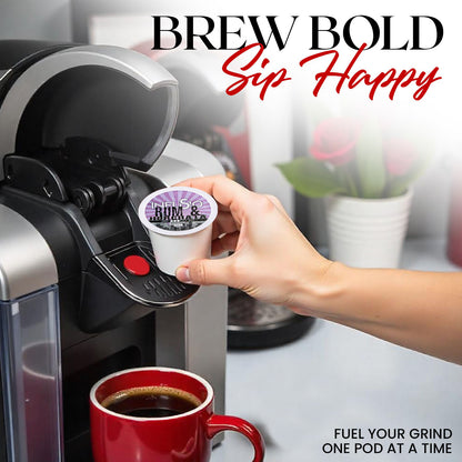 InfuSio Rum & Horchata K Cups 96 Count Flavored Cocktail-Inspired Coffee Pods