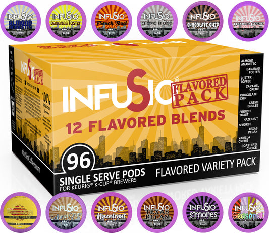 96 Count Variety Pack Flavors Only (12 Flavored Blends)