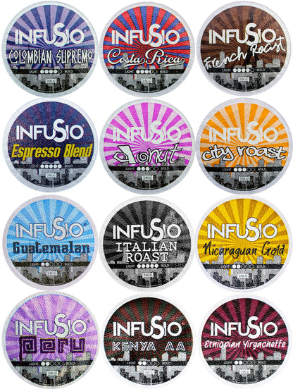 InfuSio Variety Pack (96 Count/12 Different Blends)