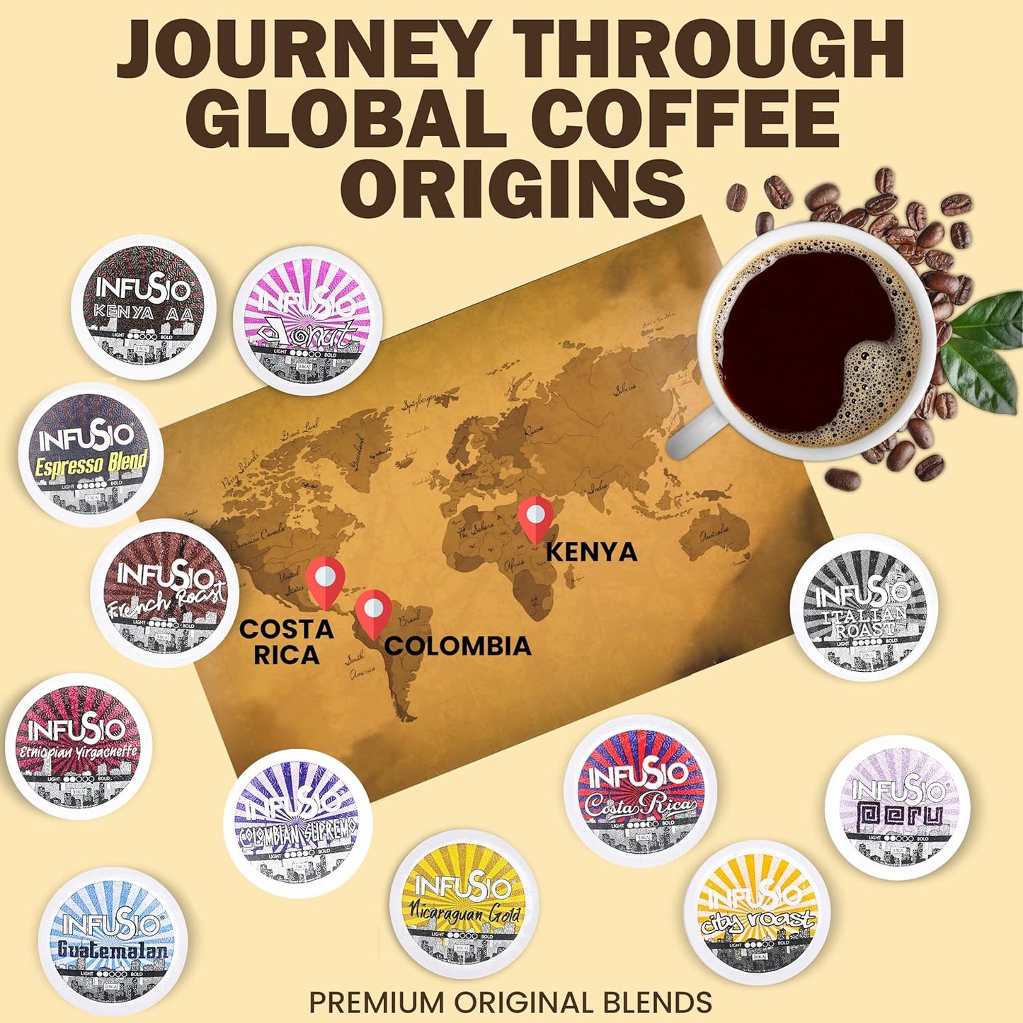 InfuSio Peru K Cups 96 Count