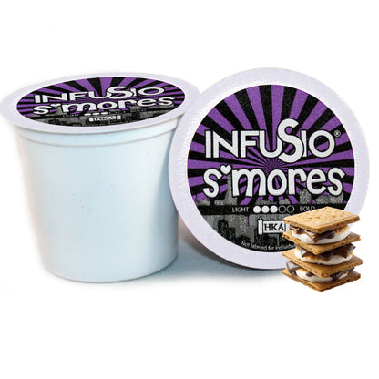 InfuSio S'mores K Cups 96 Count Flavored Coffee Pods