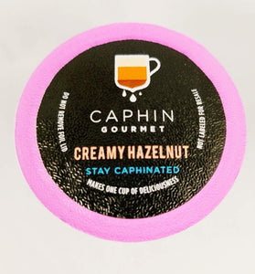 50 Count Creamy Hazelnut Caphin Gourmet Single-Serve Coffee Pods for Keurig K Cups Brewers (50 Count Compatible with 2.0)