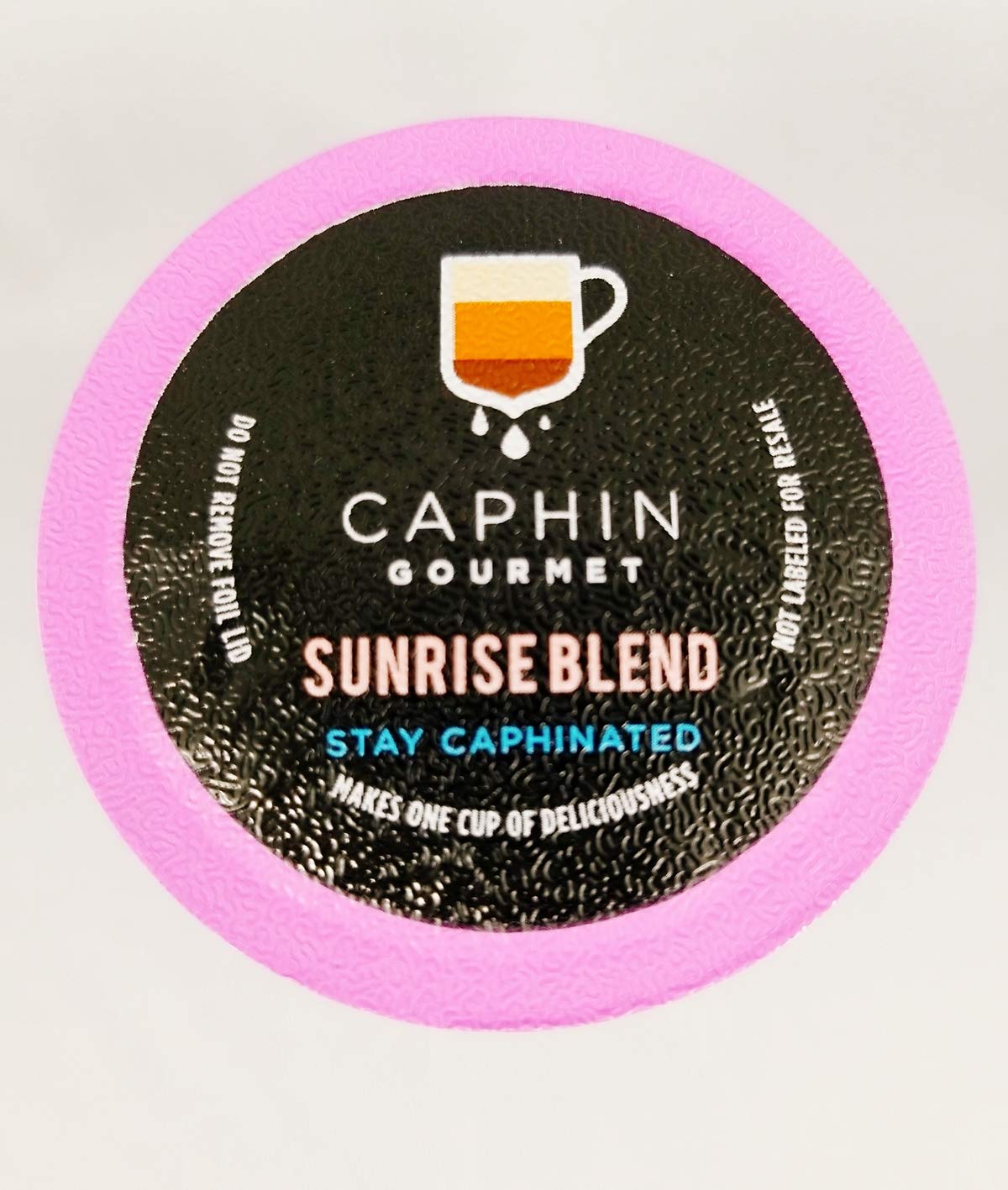 50 Count Sunrise Blend Caphin Gourmet Single-Serve Coffee Pods for Keurig K Cups Brewers (50 Count Compatible with 2.0)