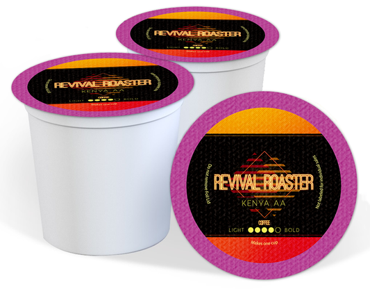 InfuSio Revival Roaster K-Cup k cup Kenya AA dark roast single serve coffee pod keurig compatible kosher
