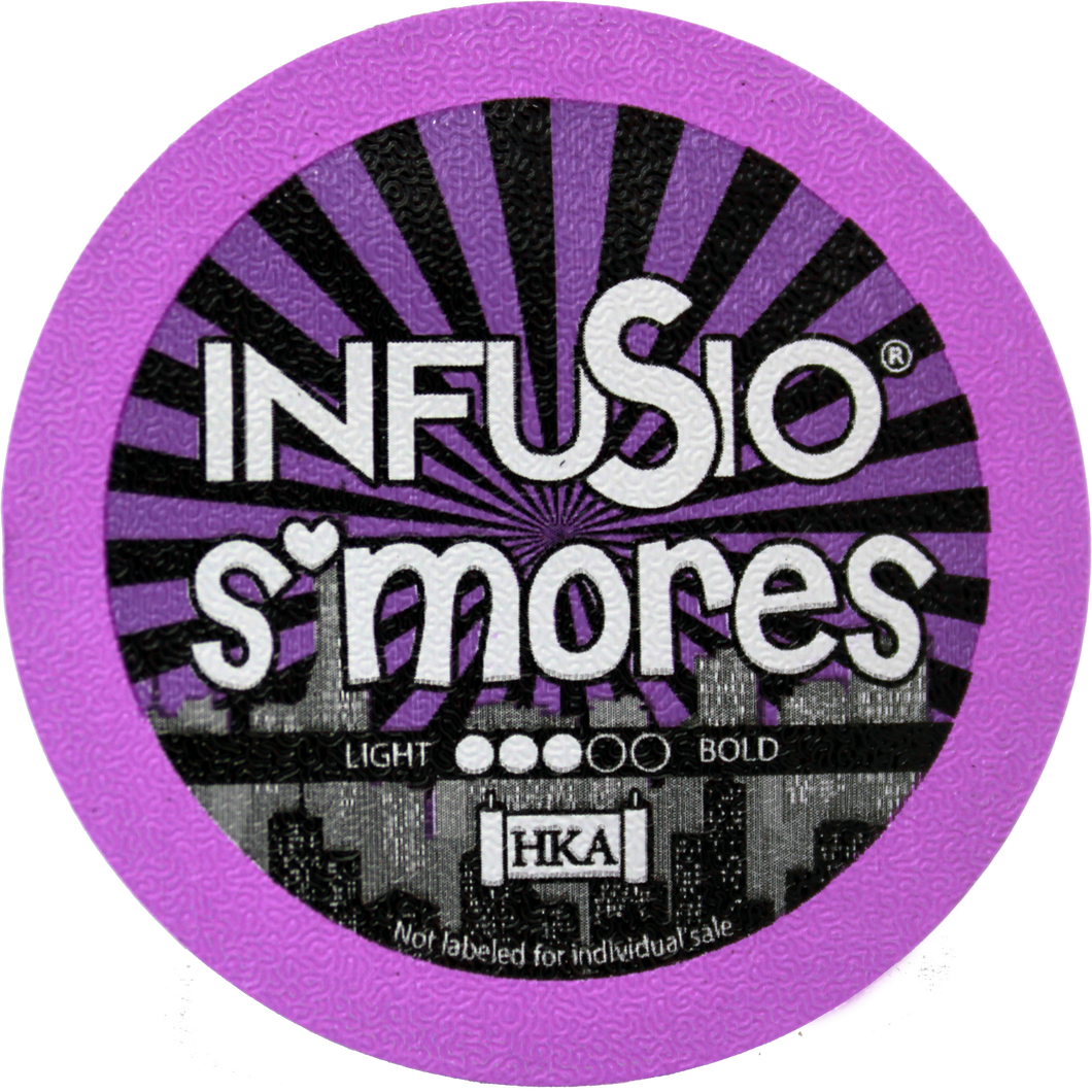 InfuSio S'mores K Cups 96 Count Flavored Coffee Pods