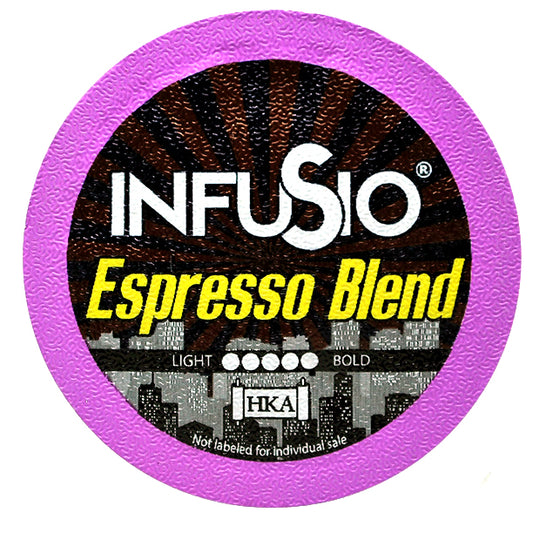 InfuSio Espresso Blend K Cups 96 Count Flavored Coffee Pods