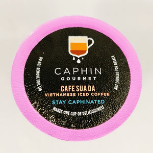 50 Count Caphin Gourmet Cafe Sua Da Vietnamese Coffee Single-Serve Coffee Pods for Keurig K Cups Brewers (50 Count Compatible with 2.0)
